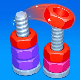 Symbol von Nut Puzzle 3D -Screw Sort Game